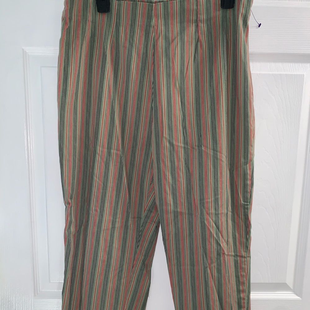 Vintage striped casual pants